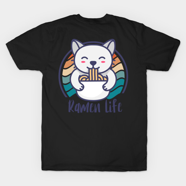 Ramen Life Funny Kitty by Adisa_store